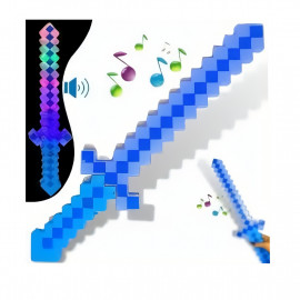 Svietiaci diamantový meč so zvukmi Minecraft 45cm Svietiaci diamantový meč so zvukmi Minecraft 45cm