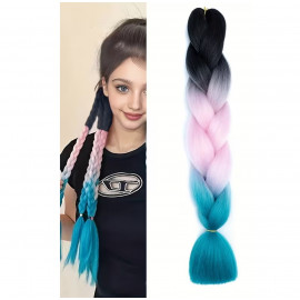 Pletený vrkôčik Jumbo Fantasy 60cm