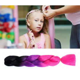 Pletený vrkôčik Jumbo Unicorn 60cm