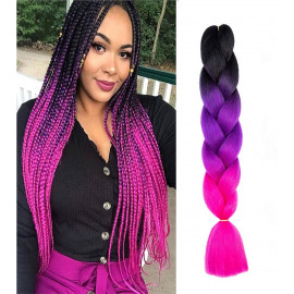 Pletený vrkôčik Jumbo Unicorn 60cm