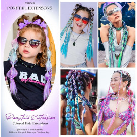 Vrkôčik s gumičkou Mermaid Fantasy 60cm