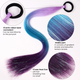 Vrkôčik s gumičkou Mermaid Fantasy 60cm