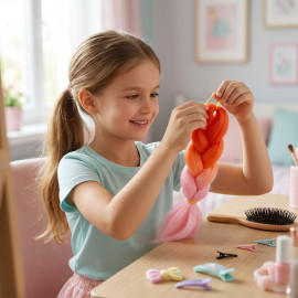 Pletený vrkôčik Jumbo Princess 60cm