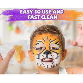 Detská sada farieb na tvár a telo METALIC 10ks