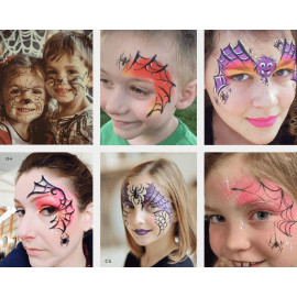 Detská sada farieb na tvár a telo EXPRESSIVE 10ks