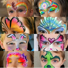 Detská sada farieb na tvár v ceruzke Creative 12ks