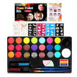 Veľká sada farieb na tvár a vlasy s doplnkami Luxury 102ks