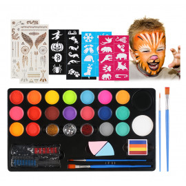 Veľká sada farieb na tvár a vlasy s doplnkami Luxury 102ks