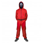 Kostým Squid game - Hra na kalmáre Strážca s maskou XL Kostým Squid game - Hra na kalmáre Strážca s maskou XL