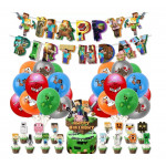 Veľká narodeninová sada Minecraft 72ks