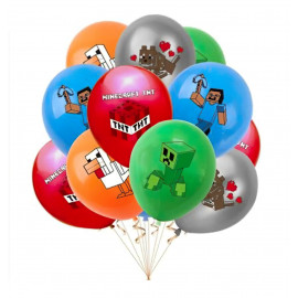 Veľká narodeninová sada Minecraft 72ks