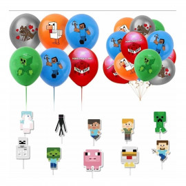 Veľká narodeninová sada Minecraft 72ks