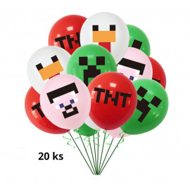 Veľká narodeninová sada Minecraft Pixel 49ks