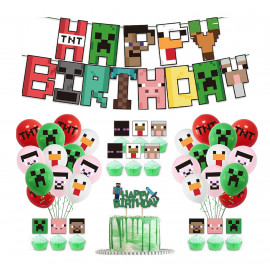 Veľká narodeninová sada Minecraft Pixel 49ks