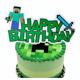 Veľká narodeninová sada Minecraft Pixel 49ks