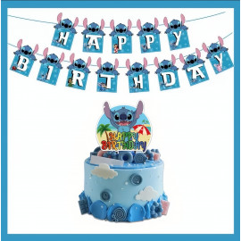 Veľká narodeninová sada Lilo a Stitch 46ks