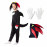 Detský kostým Sonic Shadow s maskou a rukavicami 128-134 L