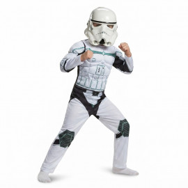Detský kostým Star wars Stormtrooper so svalmi a maskou 116-122 M