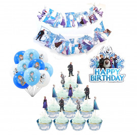 Velká narozeninová sada Frozen 51ks