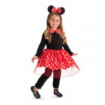 Detský kostým Myška Minnie s motýlikom 3v1