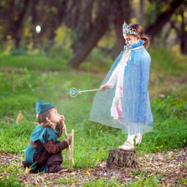 Súprava Pelerína Elsa Frozen se šperkami 8ks