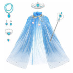 Súprava Pelerína Elsa Frozen se šperkami 8ks