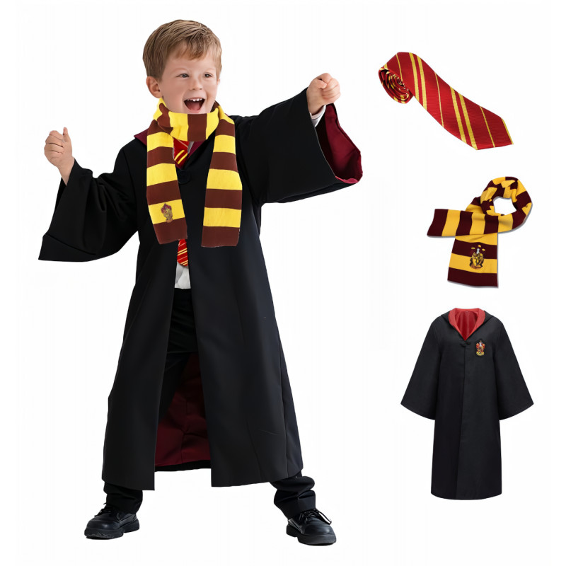 Detský kostým Harry Potter s doplnkami Exclusive 134-146 XL