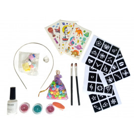 Sada tetovaní Glitter so šperkami a nálepkami 18ks