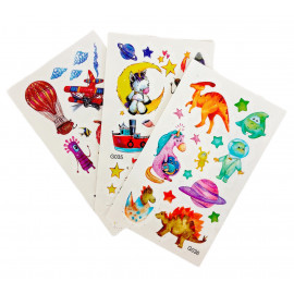 Sada tetovaní Glitter so šperkami a nálepkami 18ks