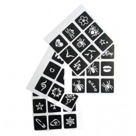 Sada tetovaní Glitter so šperkami a nálepkami 18ks