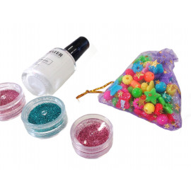 Sada tetovaní Glitter so šperkami a nálepkami 18ks