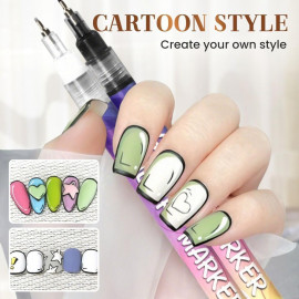 Sada farieb na nechty Fixky Nail art 12ks