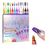 Sada farieb na nechty Fixky Nail art 12ks