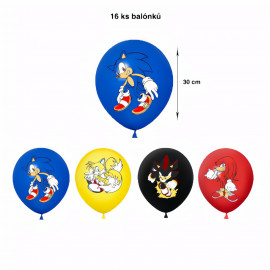 Maxi narodeninová sada Ježko Sonic a priatelia 50ks