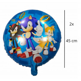 Maxi narodeninová sada Ježko Sonic a priatelia 50ks