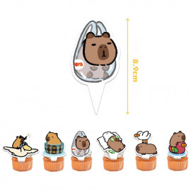 Veľká narodeninová sada Capybara 42ks