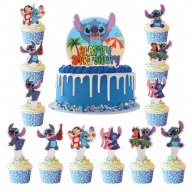 Maxi narodeninová sada Lilo a Stitch Aloha 62ks