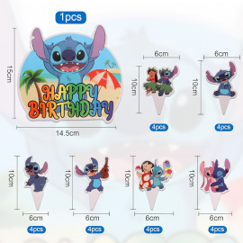 Maxi narodeninová sada Lilo a Stitch Aloha 62ks