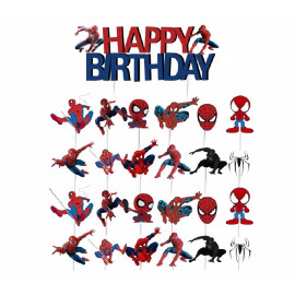 Veľká narodeninová sada Spiderman 58ks