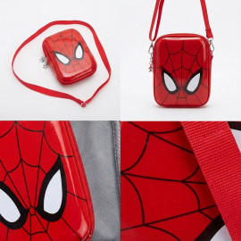 Detská taška cez rameno Spiderman Red