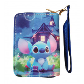 Detská peňaženka Lilo a Stitch s pútkom a karabínou
