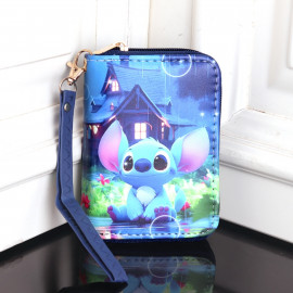 Detská peňaženka Lilo a Stitch s pútkom a karabínou