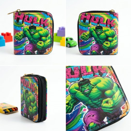 Detská peňaženka na zips Avengers Hulk