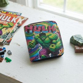 Detská peňaženka na zips Avengers Hulk