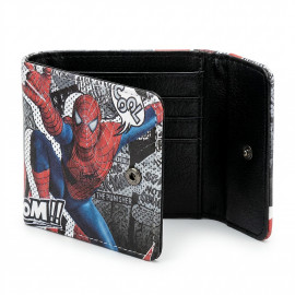 Detská peňaženka so zapínaním Spiderman Komiks