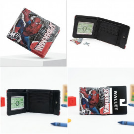 Detská peňaženka so zapínaním Spiderman Komiks