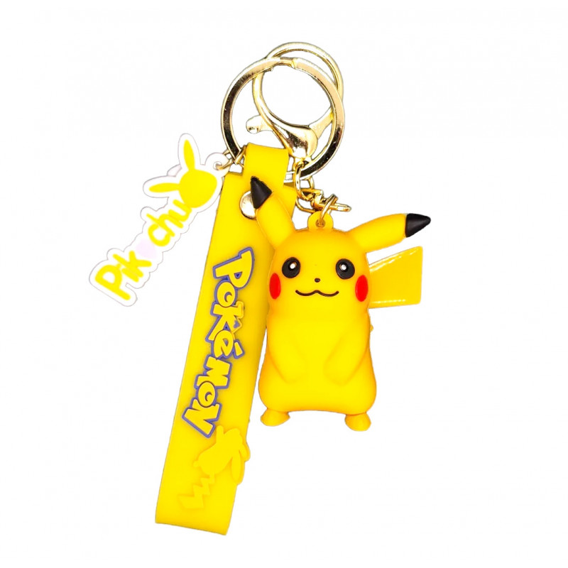 Detská kľúčenka Pokémon Pikachu s pútkom a karabínou 22cm Detská kľúčenka Pokémon Pikachu s pútkom a karabínou 22cm