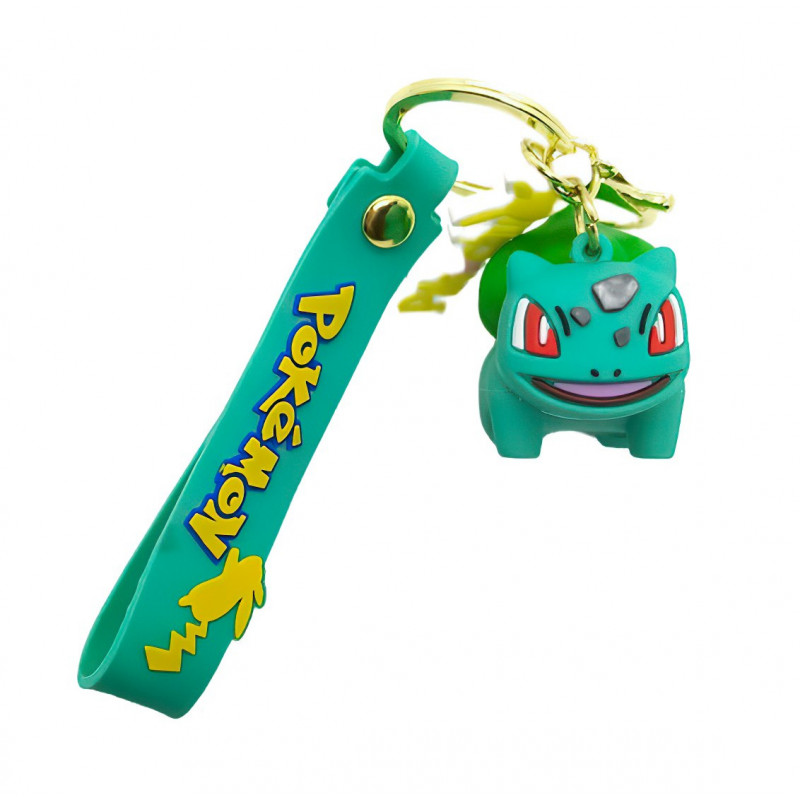 Detská kľúčenka Pokémon Bulbasaur s pútkom a karabínou 22cm Detská kľúčenka Pokémon Bulbasaur s pútkom a karabínou 22cm