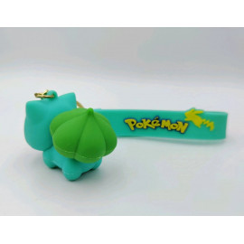 Detská kľúčenka Pokémon Bulbasaur s pútkom a karabínou