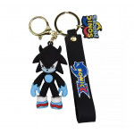 Detská kľúčenka Ježko Sonic Shadow s pútkom a karabínou